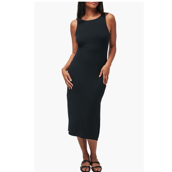 NWT Travis Mathew Cloud Rib Hadley Wood Dress Black size S - Picture 1 of 8
